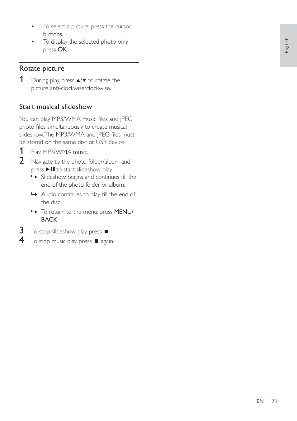 Philips HSB4383/12 User Manual | Page 22 / 37