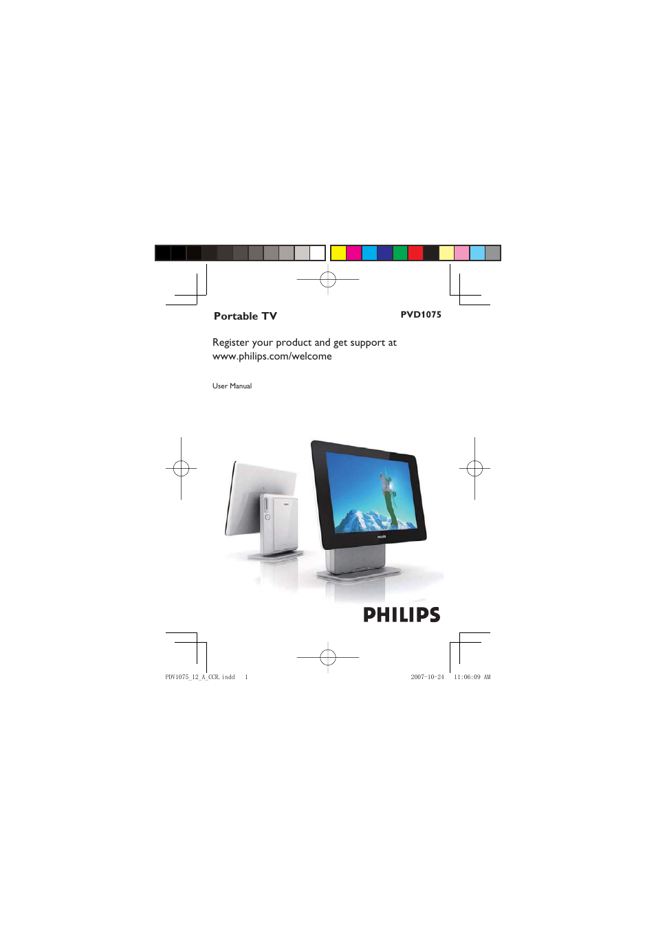 Philips PVD1075/12 User Manual | 31 pages