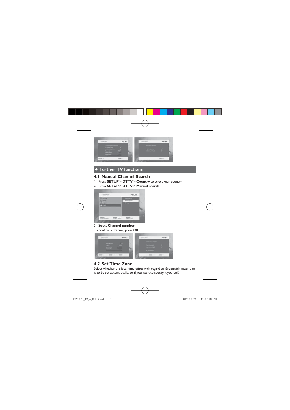 Philips PVD1075/12 User Manual | Page 13 / 31