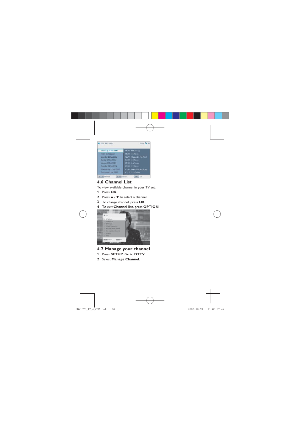 Philips PVD1075/12 User Manual | Page 16 / 31