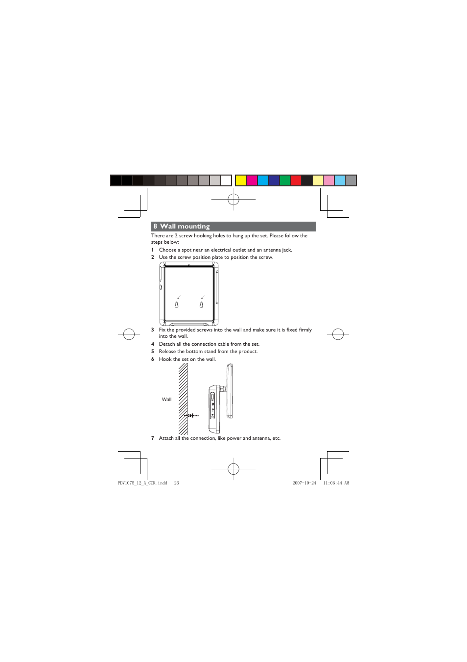Philips PVD1075/12 User Manual | Page 26 / 31