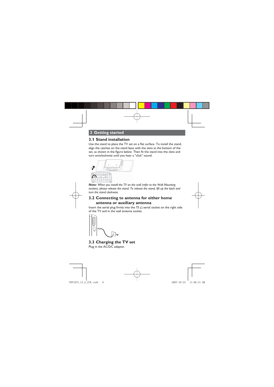 Philips PVD1075/12 User Manual | Page 9 / 31