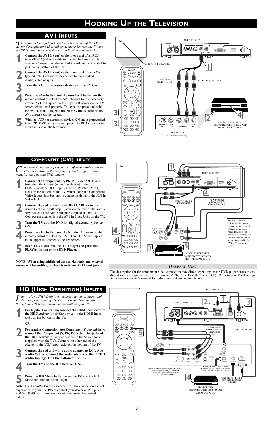 Ooking, P the, Elevision | Hd (h, Av1 i, Cvi) i | Philips 17PF9946/37 User Manual | Page 3 / 4