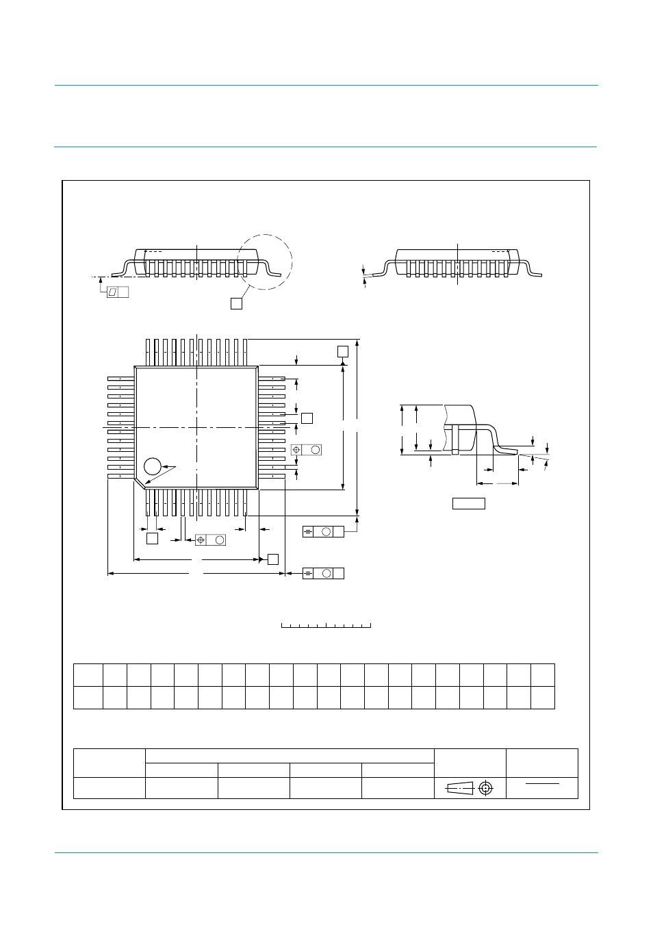 Package outline, Tda9964, Philips semiconductors | Philips TDA9964 User Manual | Page 17 / 23