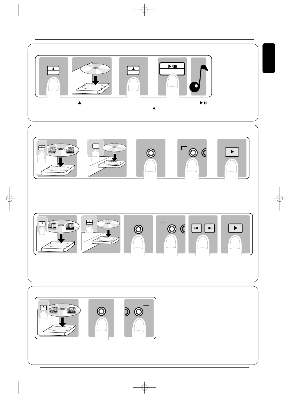 Philips audio cd recorder cdr 600: getting started | Philips CDR600 User Manual | Page 2 / 2