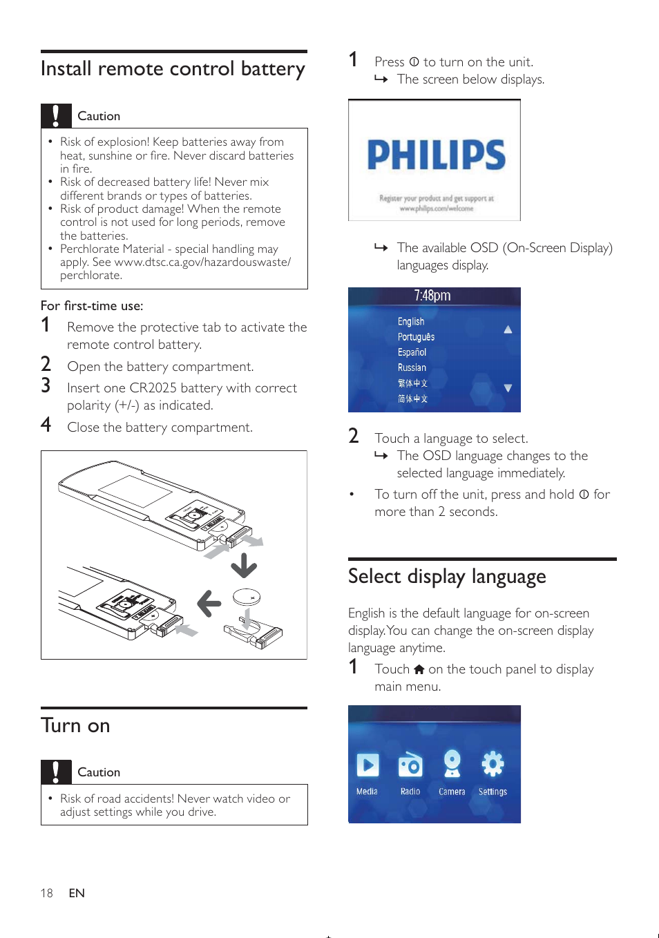Philips CED370/00 User Manual | Page 17 / 41