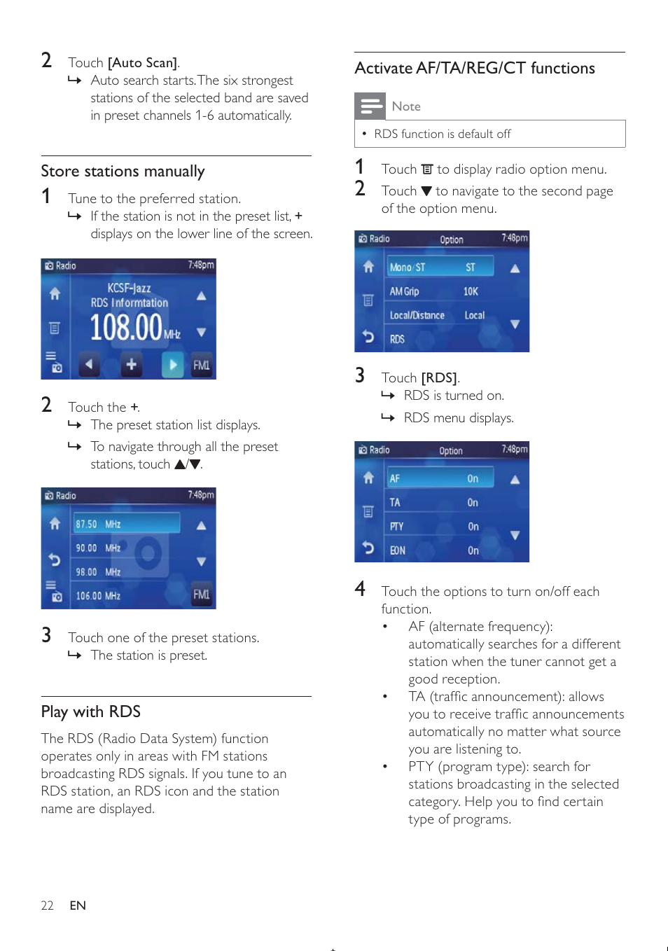 Philips CED370/00 User Manual | Page 21 / 41