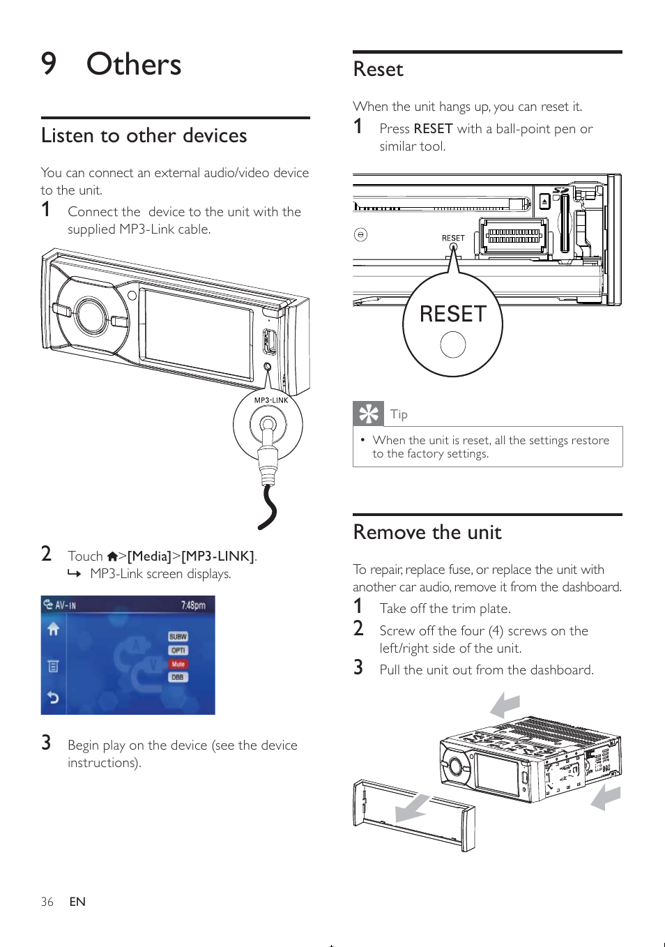 Philips CED370/00 User Manual | Page 35 / 41