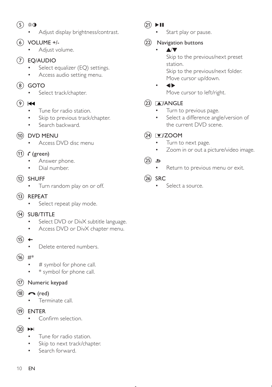 Philips CED370/00 User Manual | Page 9 / 41