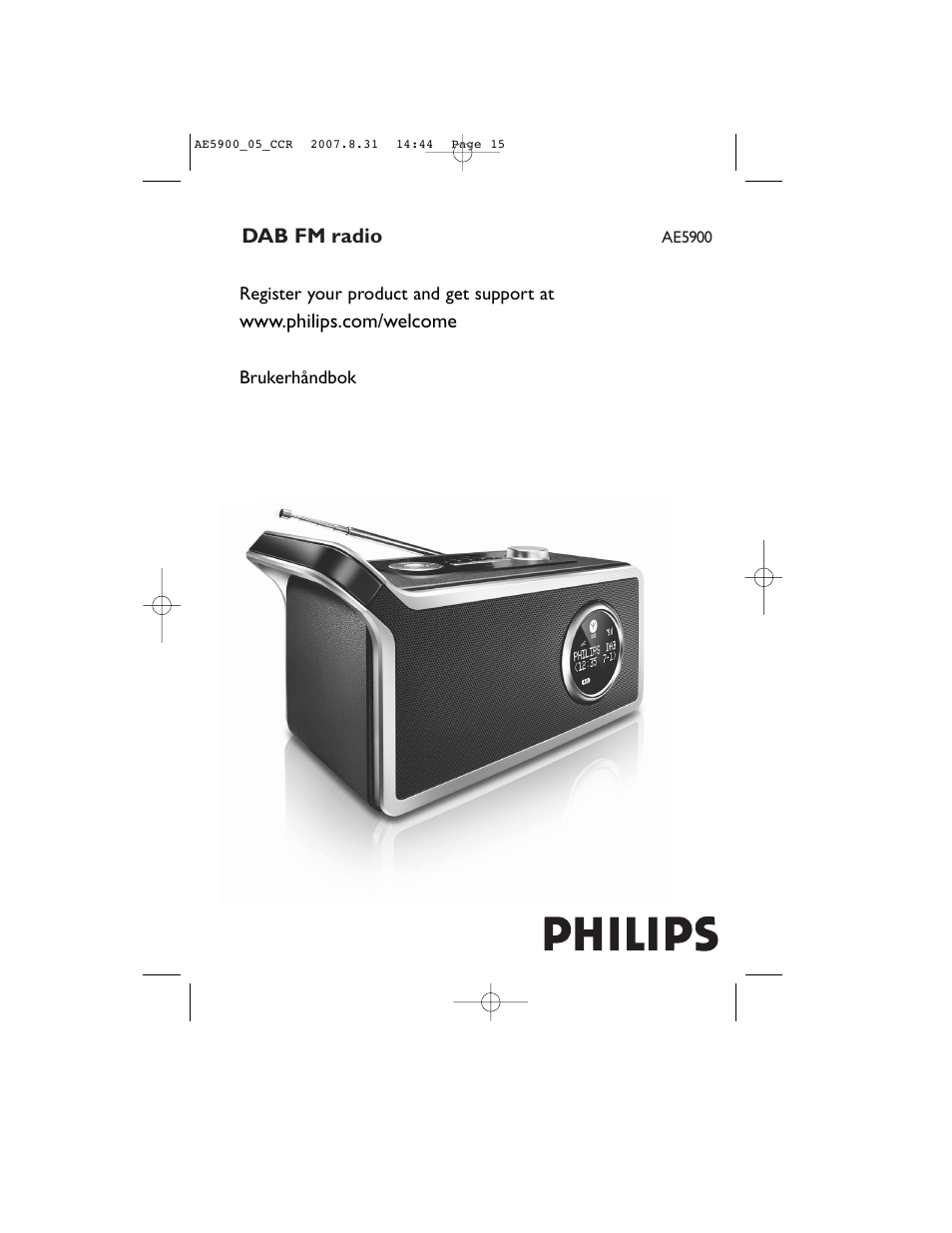 Dab fm radio | Philips DAB FM radio AE5900 User Manual | Page 15 / 43