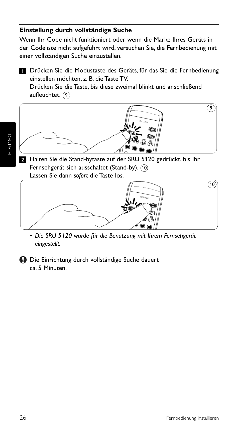 Philips SRU 5120/86 User Manual | Page 26 / 96