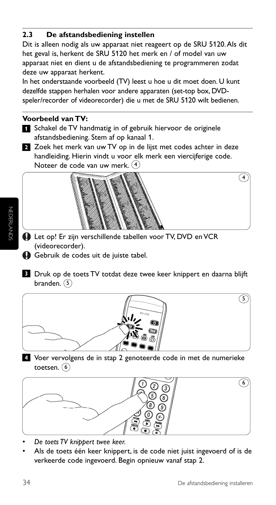 Philips SRU 5120/86 User Manual | Page 34 / 96