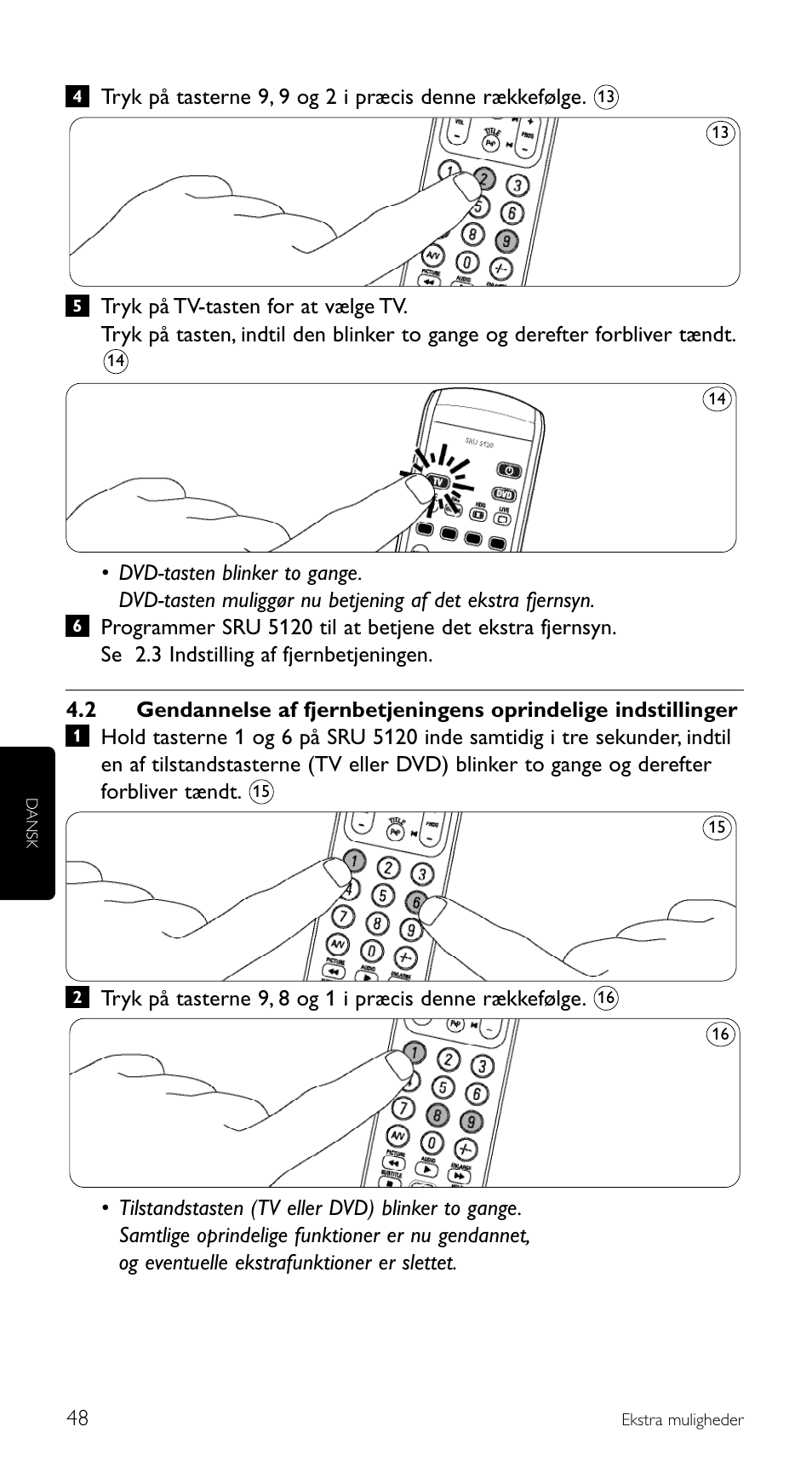 Philips SRU 5120/86 User Manual | Page 48 / 96