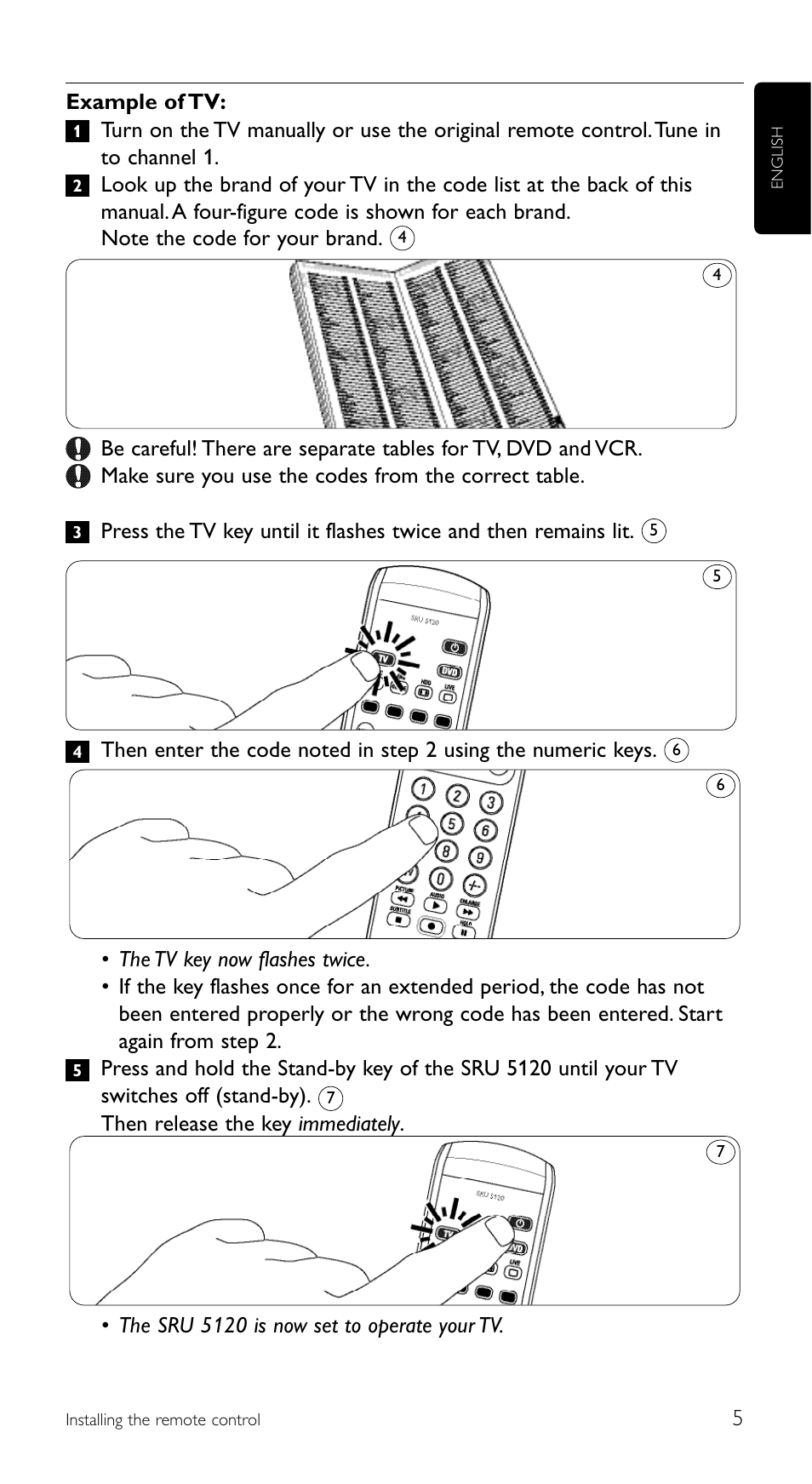 Philips SRU 5120/86 User Manual | Page 5 / 96