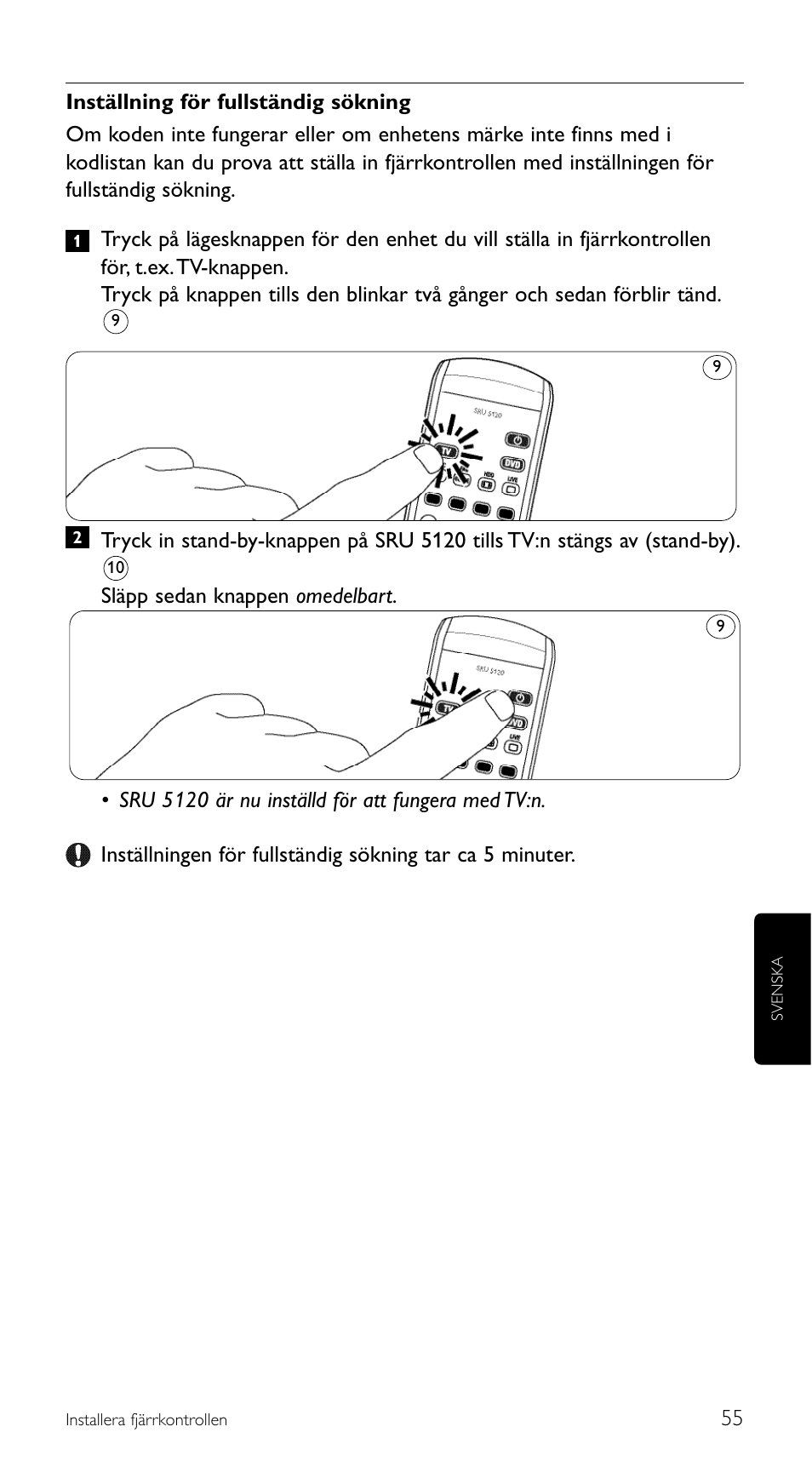 Philips SRU 5120/86 User Manual | Page 55 / 96