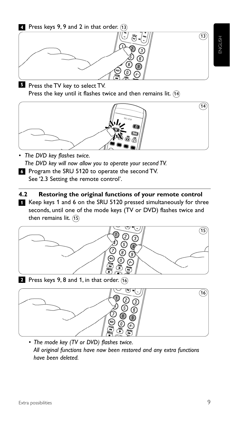 Philips SRU 5120/86 User Manual | Page 9 / 96