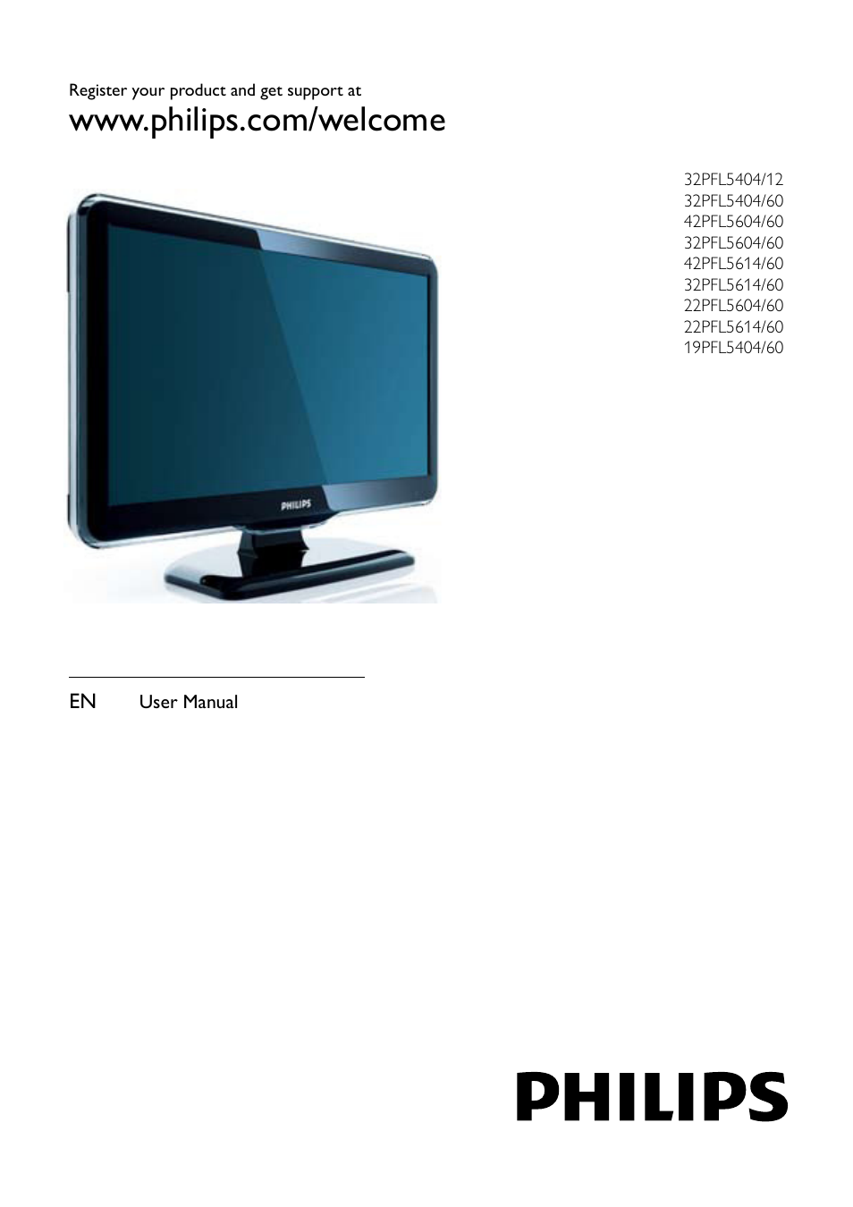 Philips 19PFL5404/60 User Manual | 42 pages