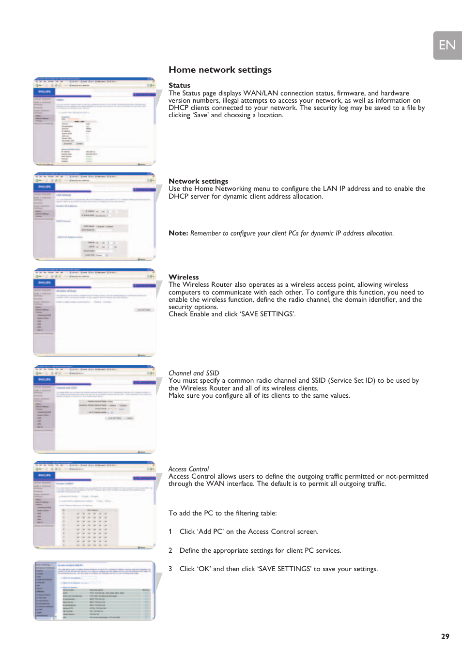 Philips SNB6500 User Manual | Page 29 / 51