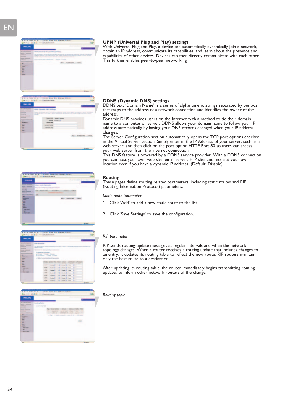 Philips SNB6500 User Manual | Page 34 / 51