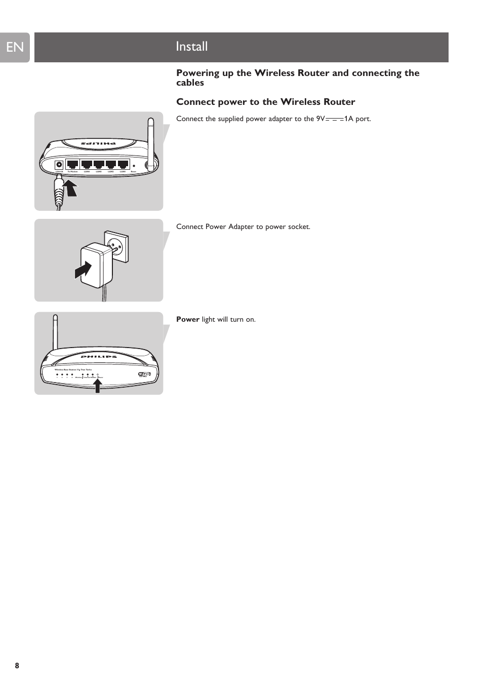 Install | Philips SNB6500 User Manual | Page 8 / 51