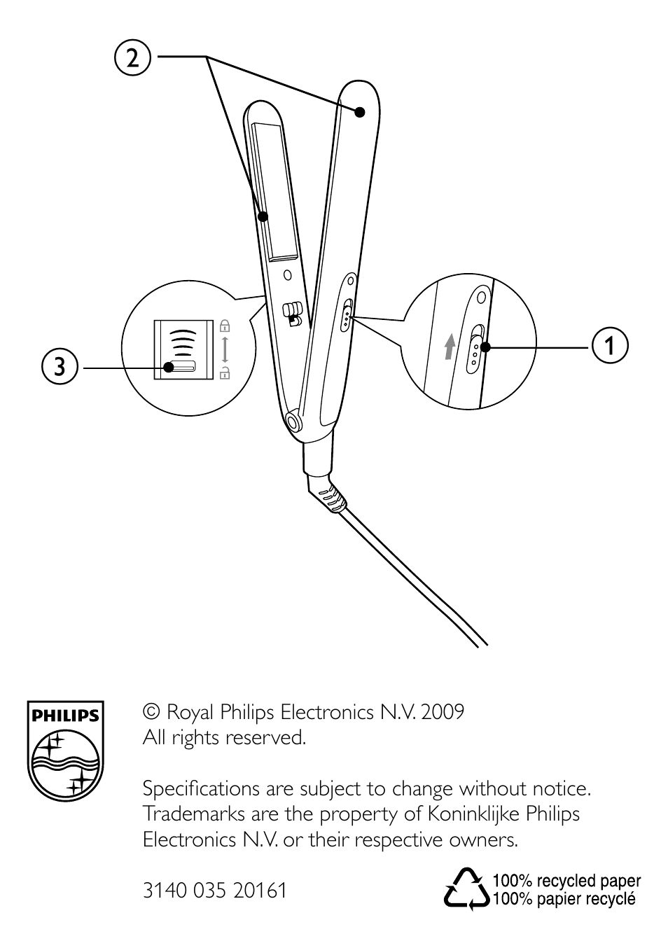 Ba c | Philips HP4661 User Manual | Page 5 / 5