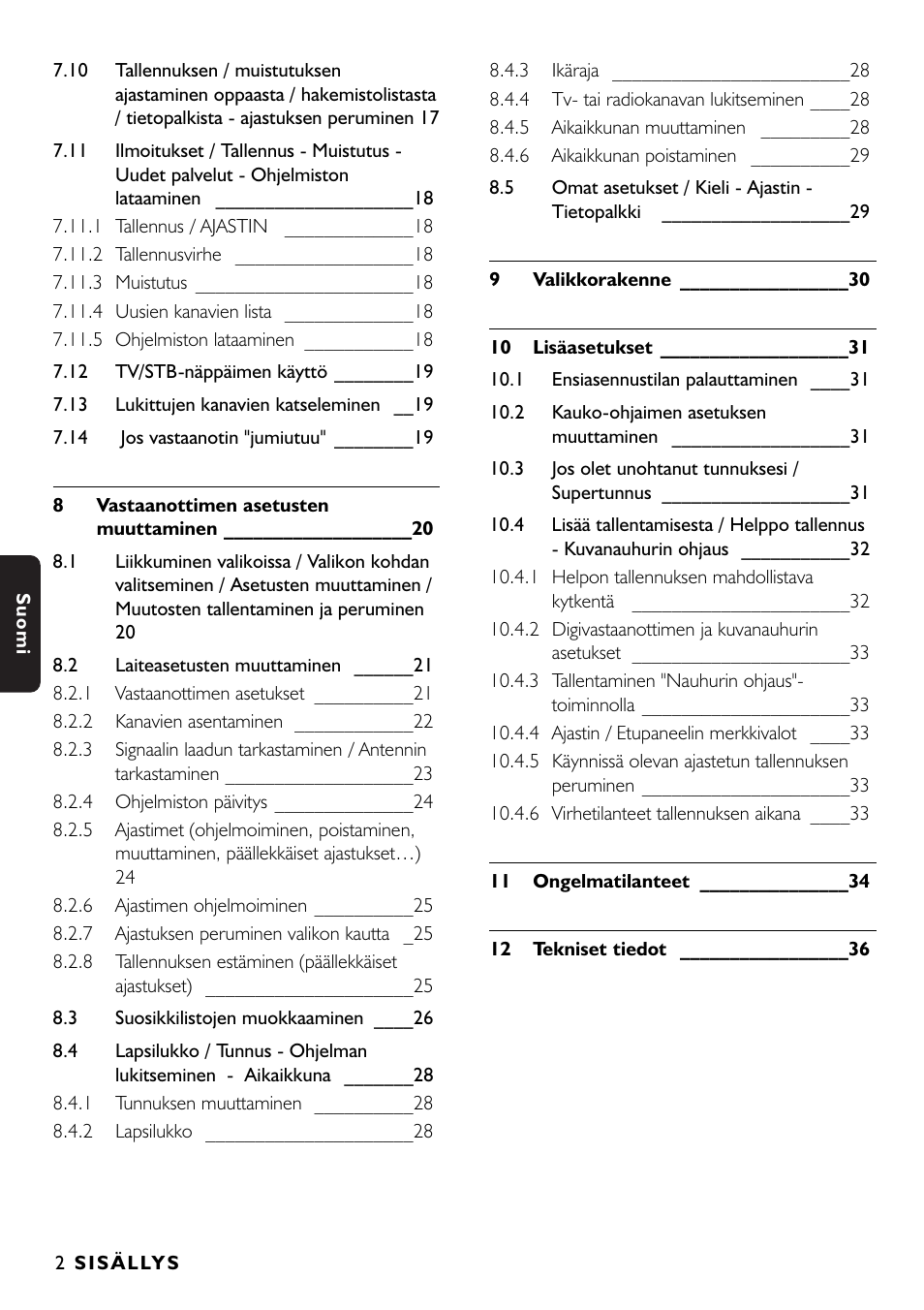 Philips DTR1000 User Manual | Page 116 / 152