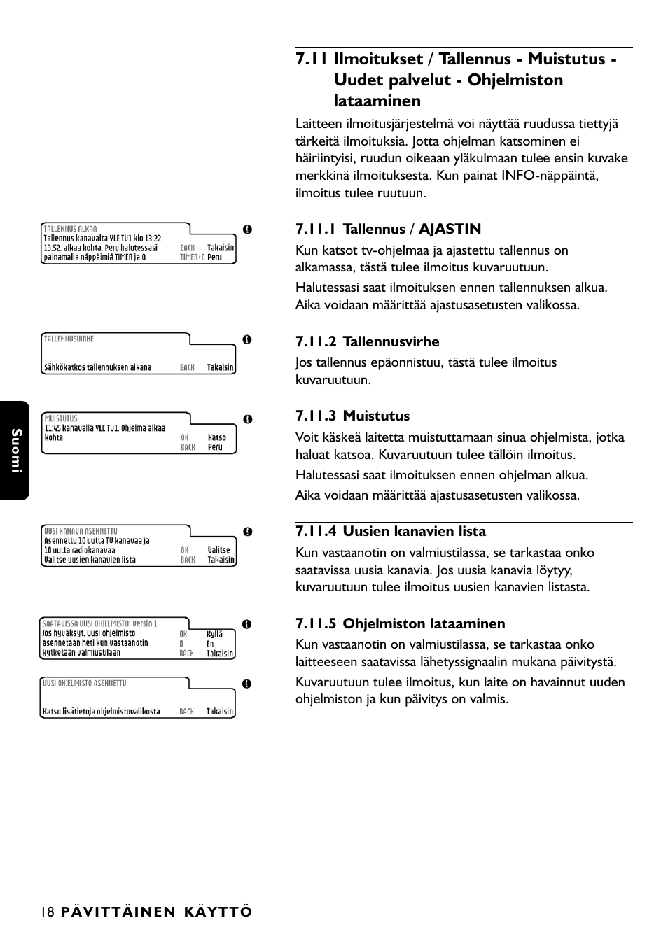 Philips DTR1000 User Manual | Page 132 / 152