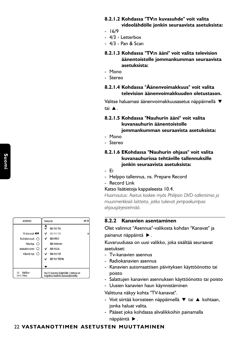 Philips DTR1000 User Manual | Page 136 / 152