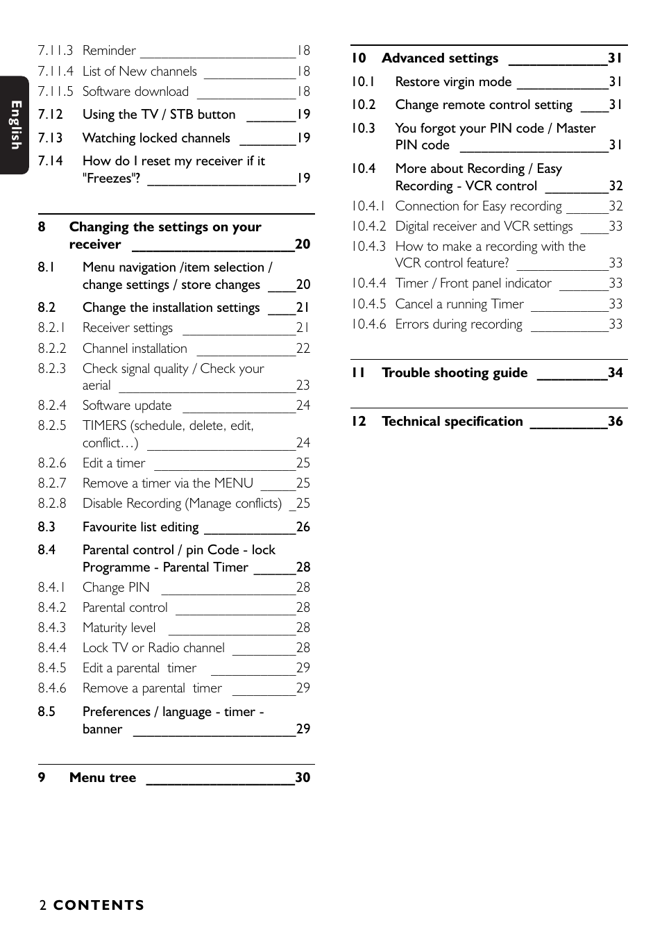 Philips DTR1000 User Manual | Page 4 / 152