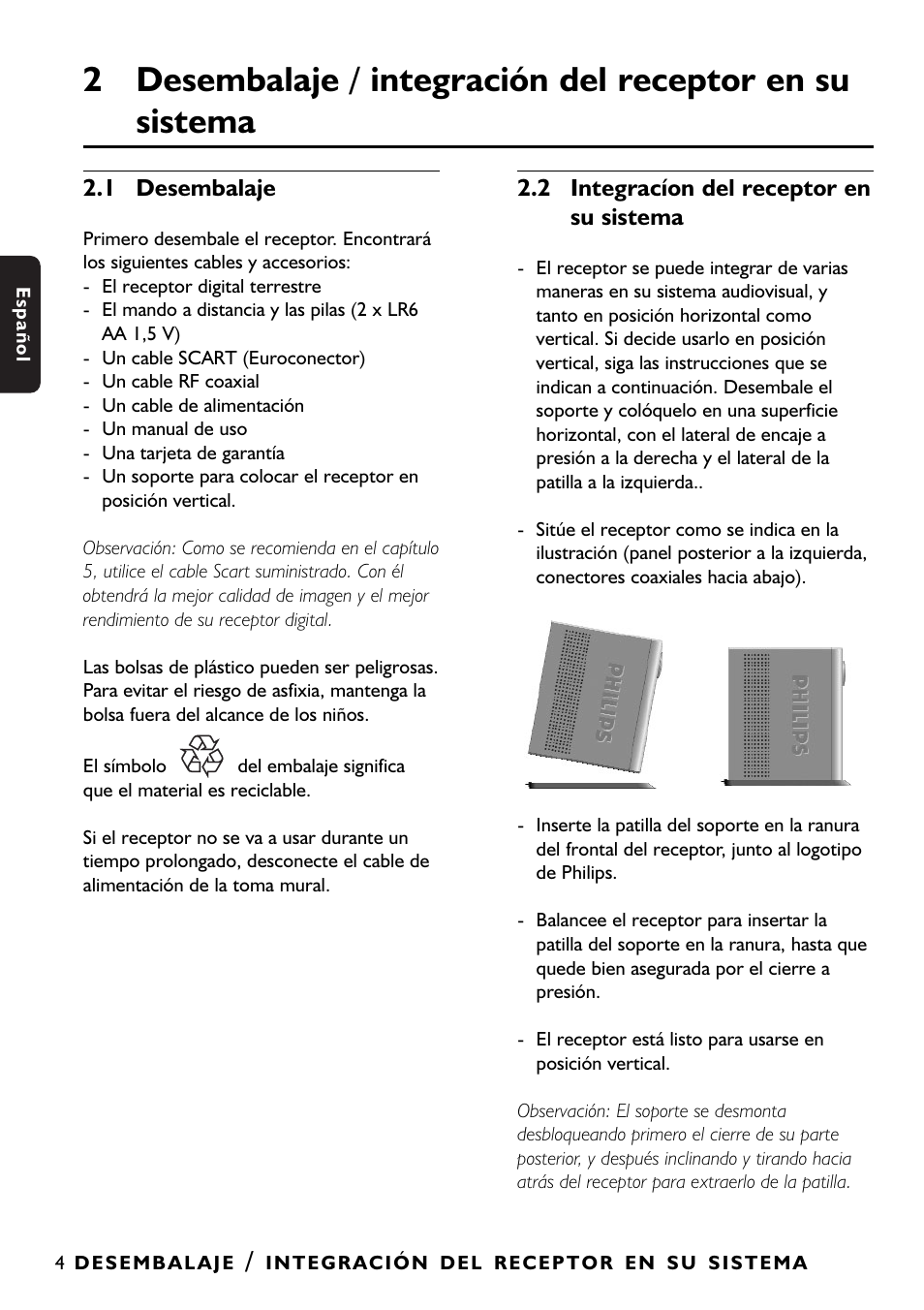 Philips DTR1000 User Manual | Page 42 / 152