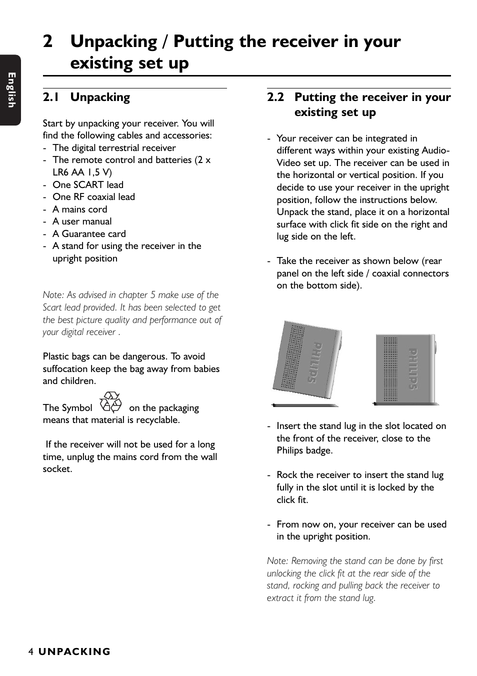 Philips DTR1000 User Manual | Page 6 / 152