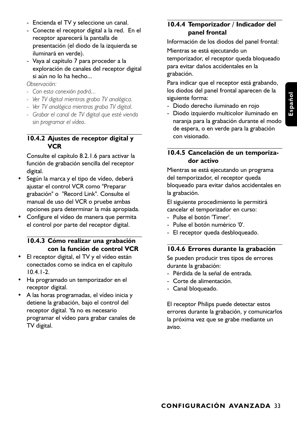 Philips DTR1000 User Manual | Page 71 / 152