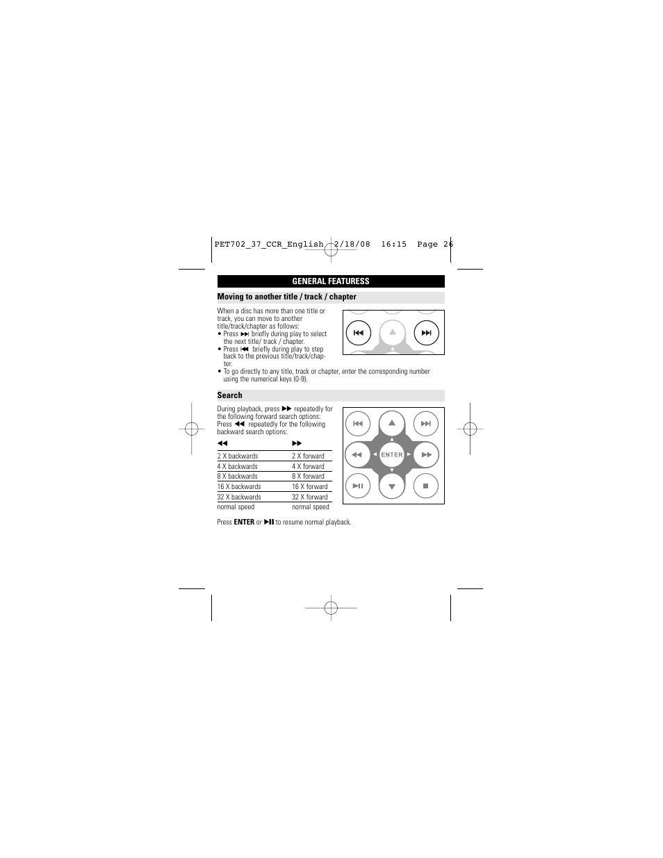 Philips PET702/37 User Manual | Page 26 / 37