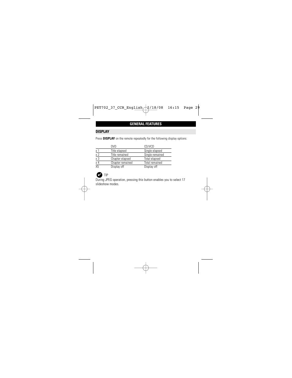 Philips PET702/37 User Manual | Page 29 / 37