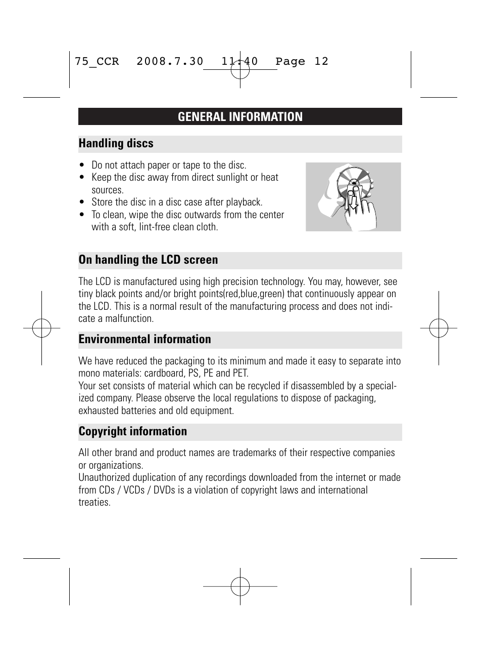 Philips WK0831 User Manual | Page 12 / 31