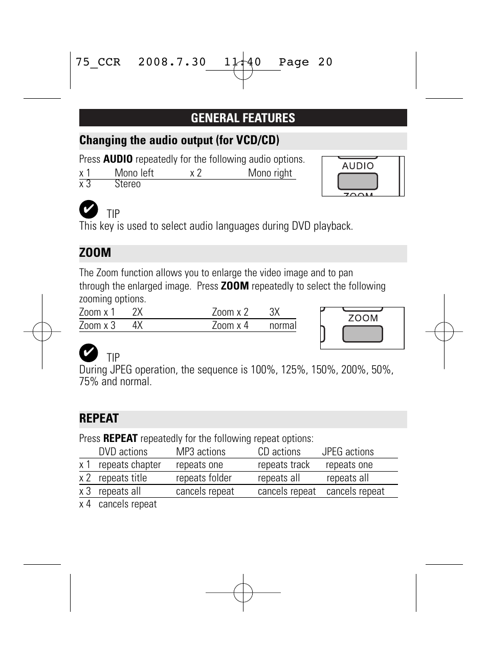 Philips WK0831 User Manual | Page 20 / 31