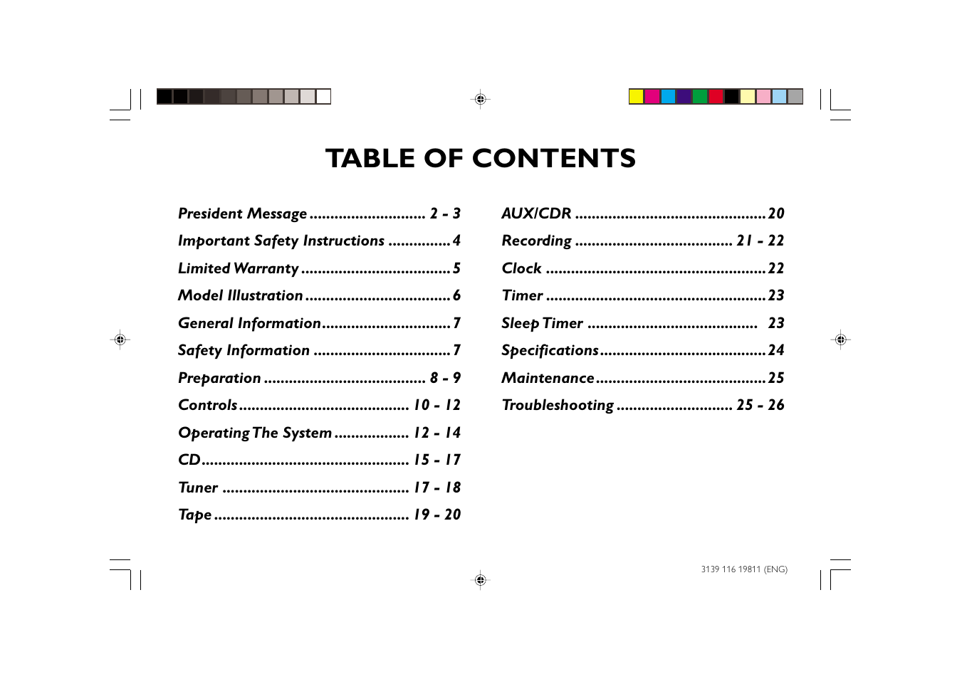 Philips FW-C38C/37 User Manual | Page 27 / 29