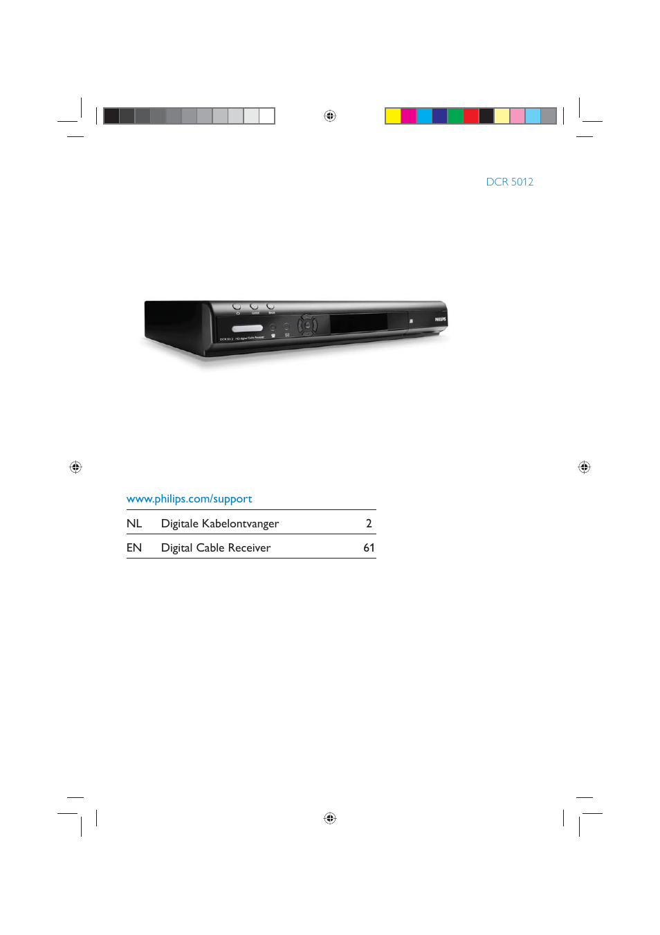 Philips DCR5012 User Manual | 57 pages