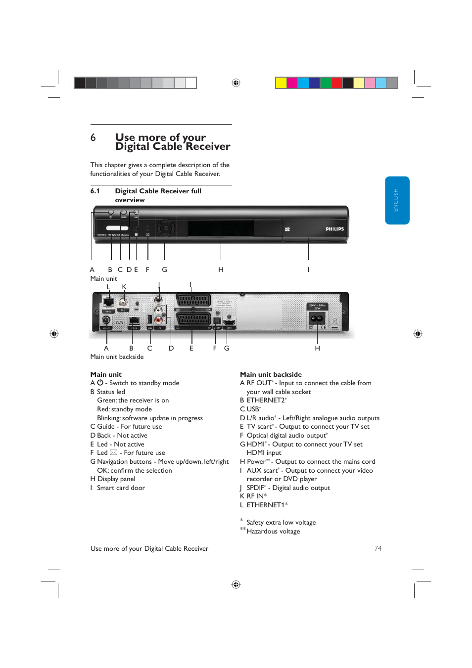 Use more of your 6 digital cable receiver | Philips DCR5012 User Manual | Page 14 / 57