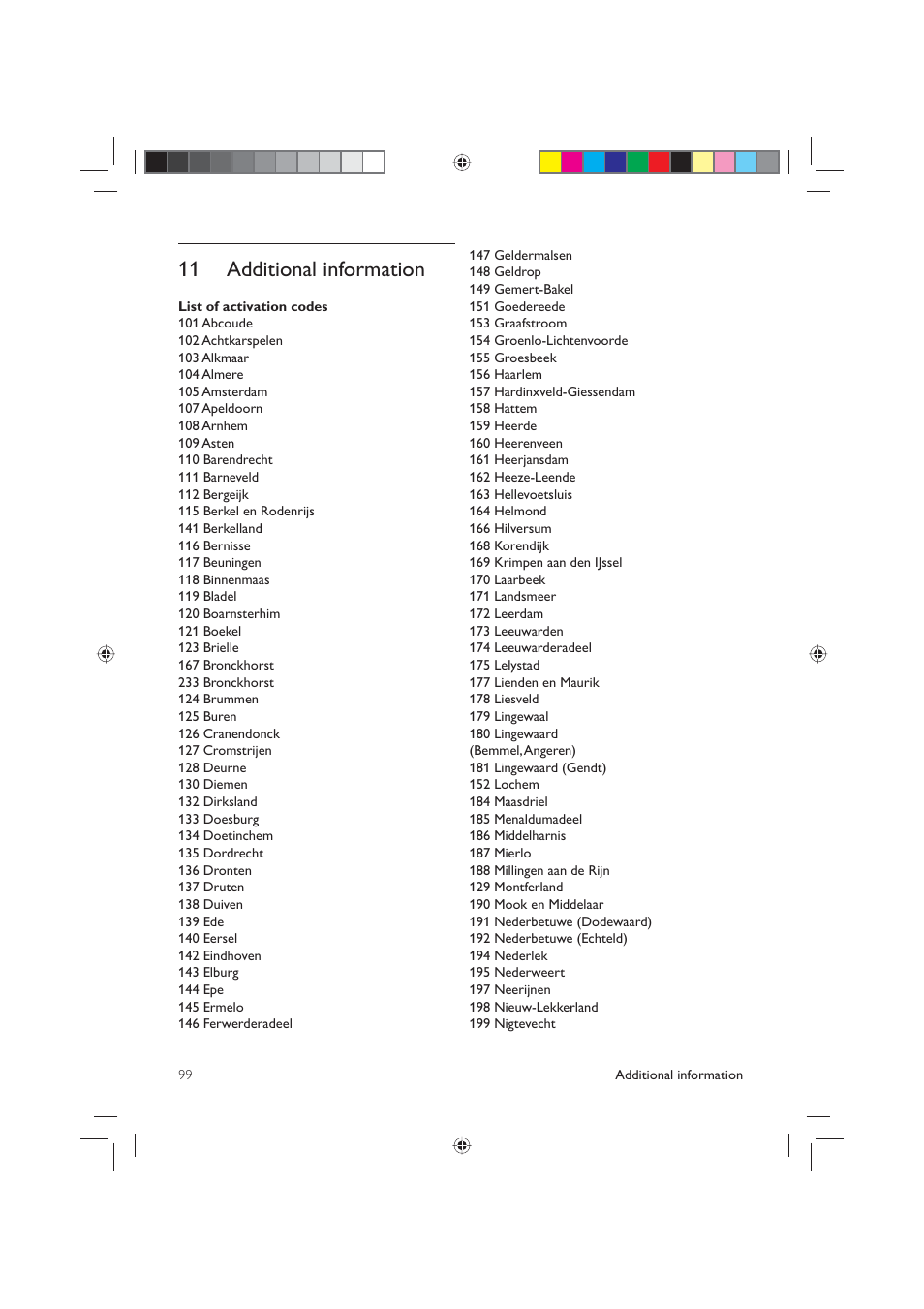 Additional information 11 | Philips DCR5012 User Manual | Page 39 / 57