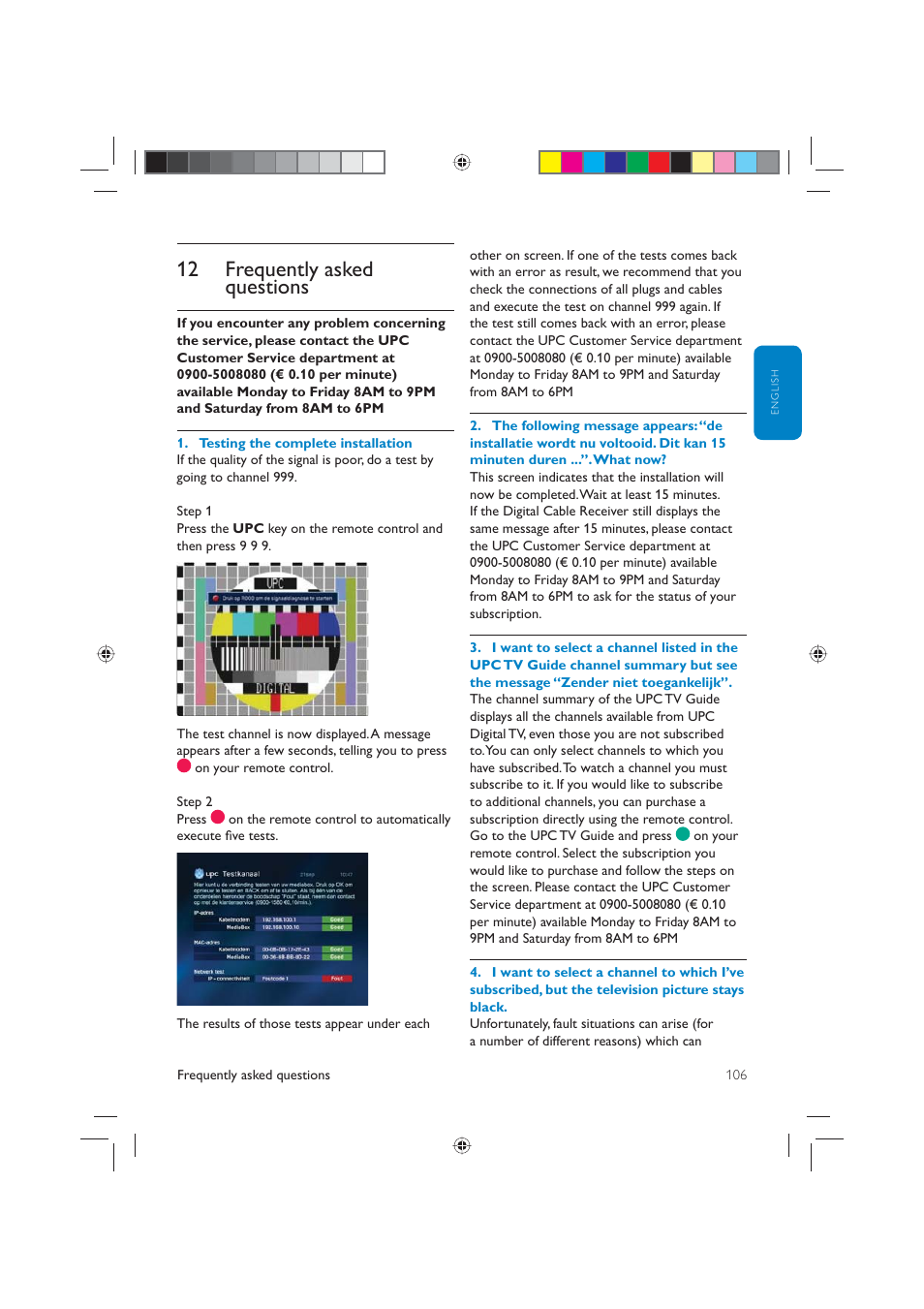 Frequently asked 12 questions | Philips DCR5012 User Manual | Page 46 / 57