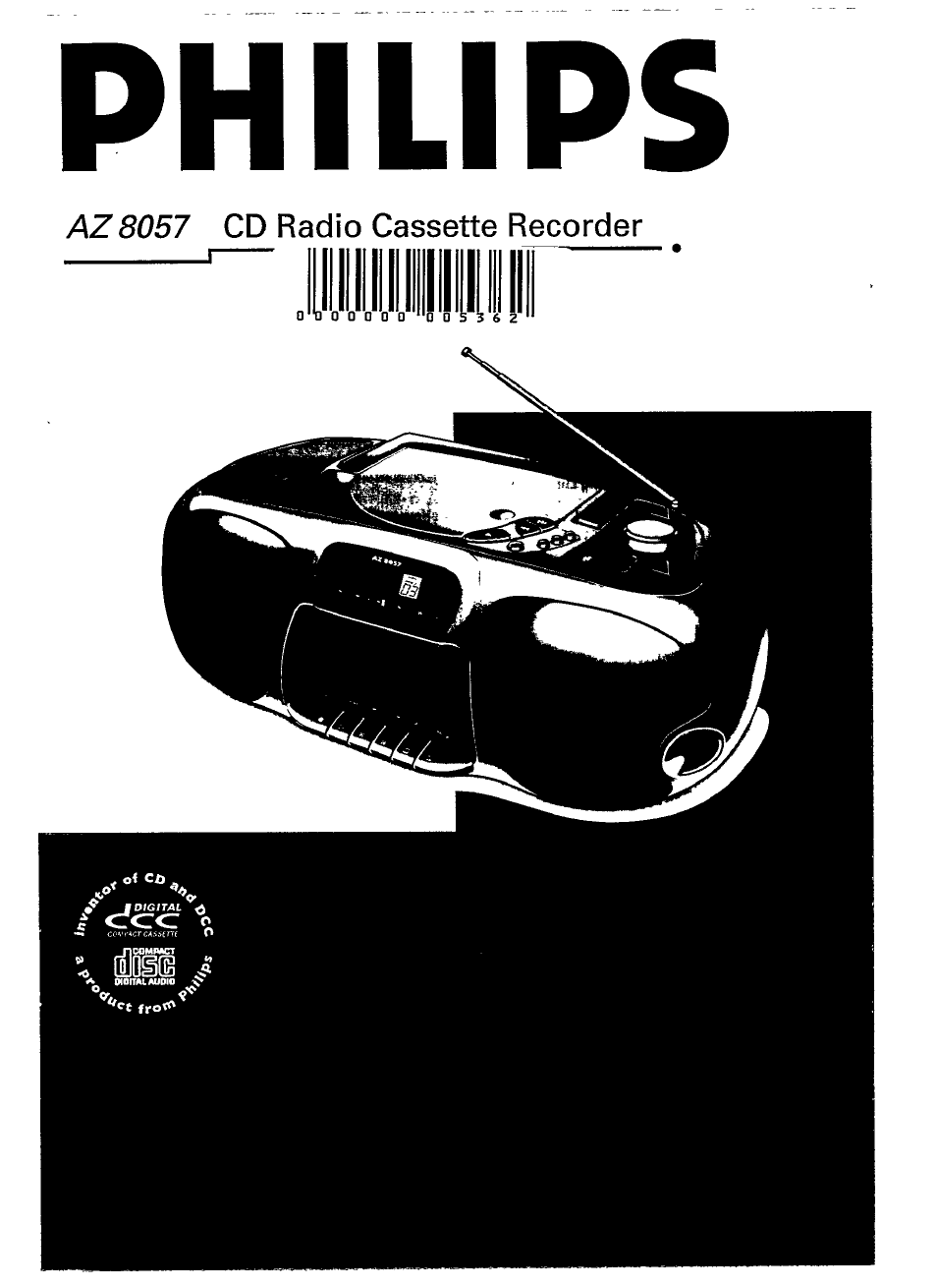 Philips AZ 8057 User Manual | 20 pages