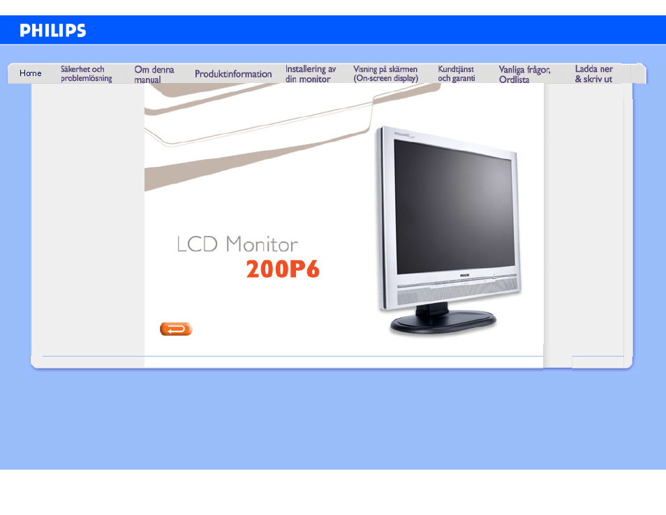 Philips 200P6 User Manual | 100 pages