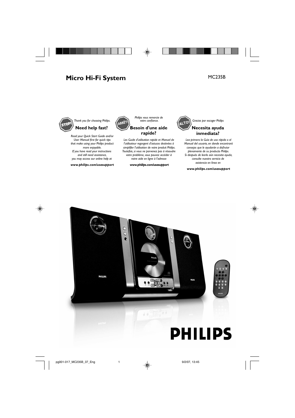 Philips MC235B/37 User Manual | 20 pages