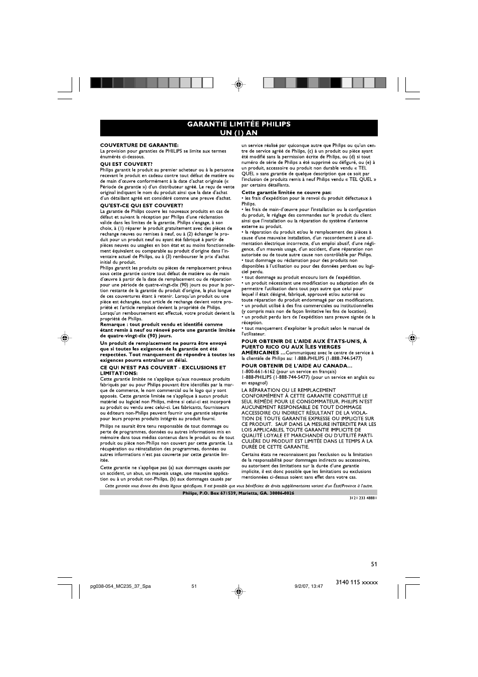 Philips MC235B/37 User Manual | Page 19 / 20