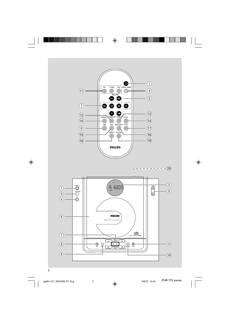 Philips MC235B/37 User Manual | Page 3 / 20