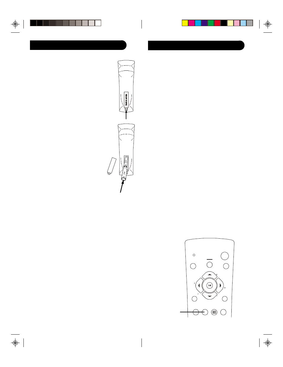 Tv volume/mute punch-through feature, Vcr/dvd punch-through feature, Code setup | Battery installation, Battery saver, Code saver, Power-on default, Setup setup, cont, The remote powers on in tv mode | Philips PM3 User Manual | Page 3 / 11