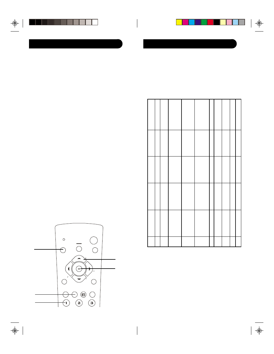 Code entry, cont, Code entry, cont. code search by brand, Brand search table | Etc.) to be controlled. 2. press and hold the, Button ((or | Philips PM3 User Manual | Page 7 / 11