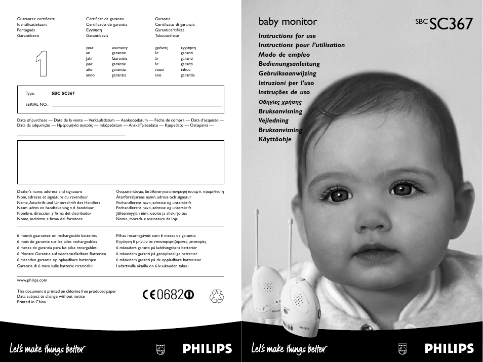 Philips SC367 User Manual | 75 pages