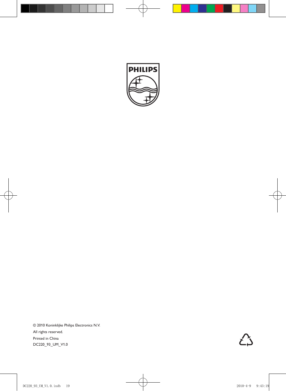Philips SJ/T113632006 User Manual | Page 17 / 17